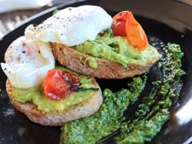 Smashed Avocado and Poached Eggs